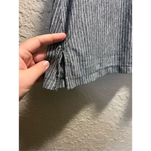 Nike Dri-Fit Grey Striped Kids Tank Top Little Girls Size Small - Picture 3 of 8